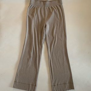Everlane Lounge Pants Pull On Straight Leg Ribbed Cotton Size Large